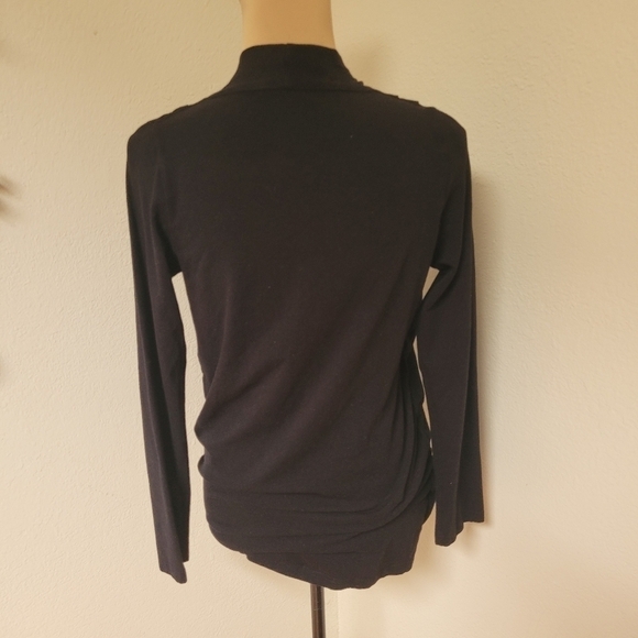 Bryn Walker Surplice Top Black - Picture 6 of 6